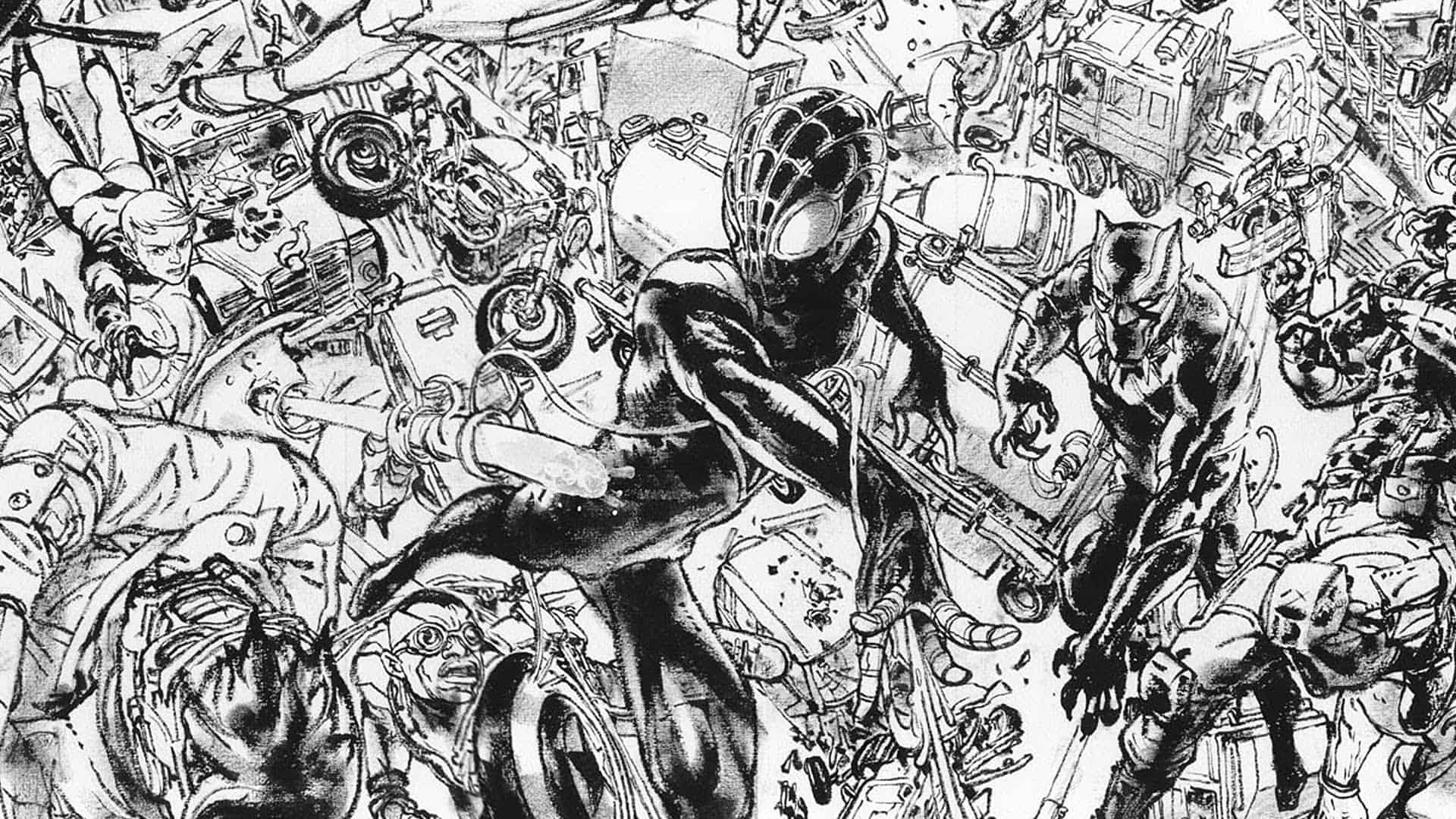 The drawings by Kim Jung Gi timelapse