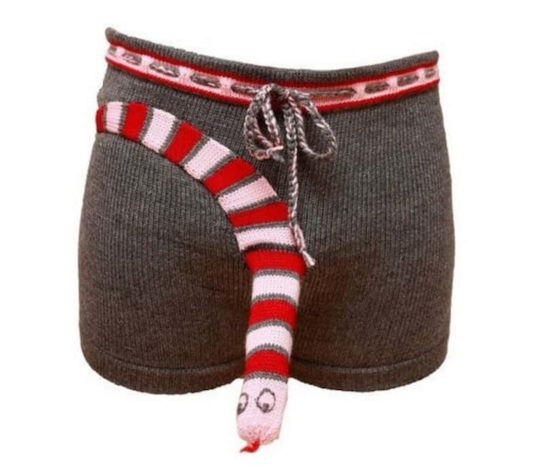 Gestrickte Unterhosen für den Herren