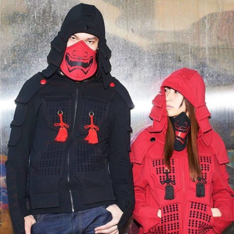 Hoodies aus Japan, die wie eine Samurai Rüstung aussehen