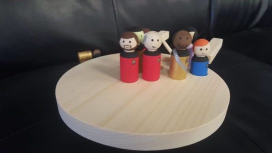 Brinquedo de madeira Star Trek
