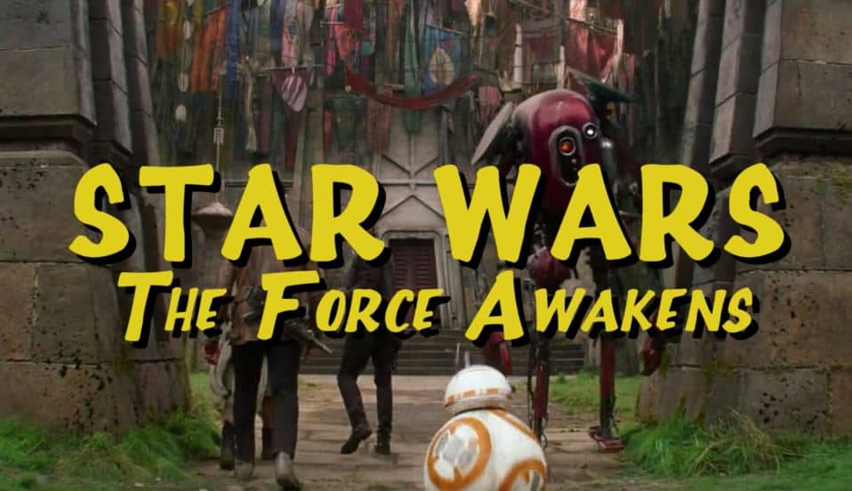 Star Wars-The Force Awakens as a 90s sitcom intro