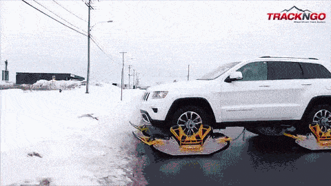How to turn normal cars into snowmobiles