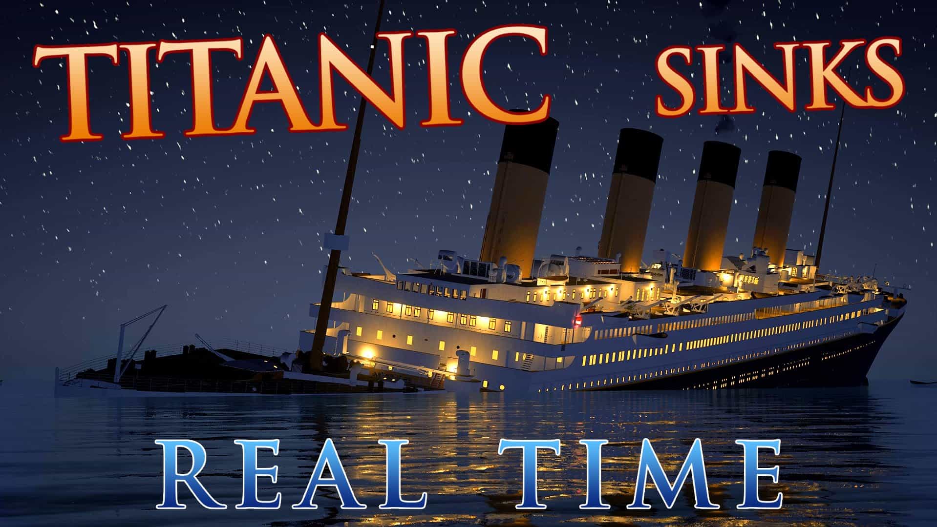 Wie die Titanic in Echtzeit versinkt