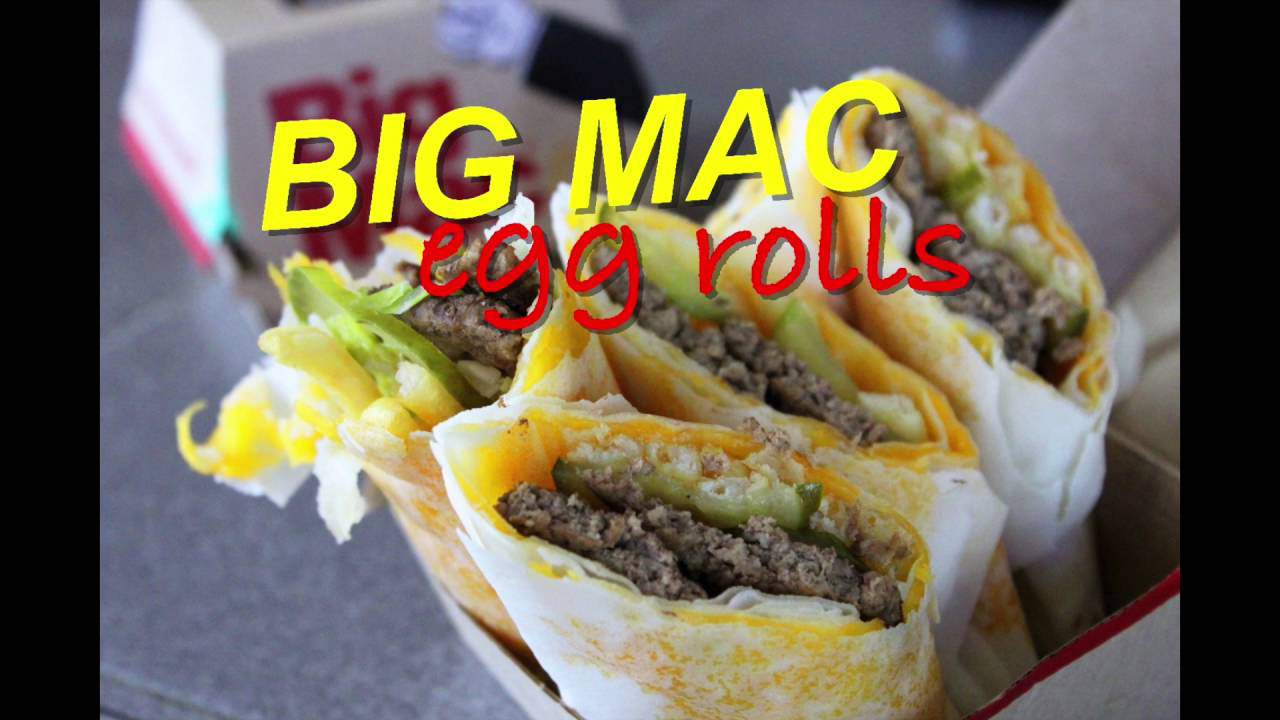 Big Mac Egg Rolls