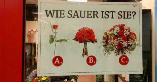Neulich im Blumenladen