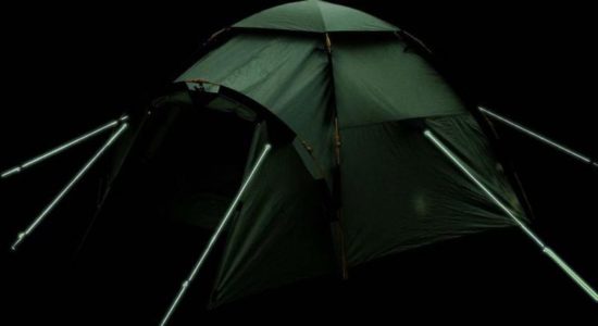 Fosforlu çadır kordonları
