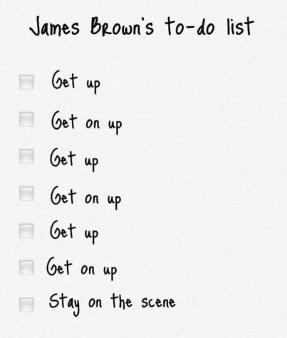 James Brown's To-do-Liste