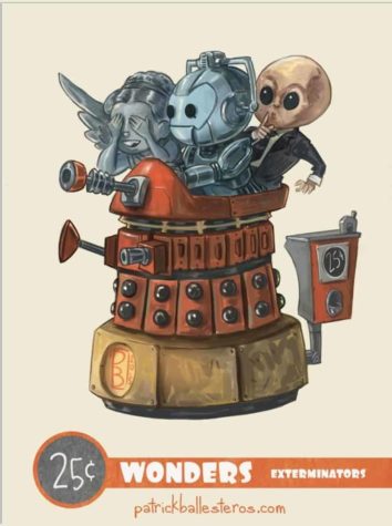 Patrick Ballesteros drollige Popkultur-Figuren auf Fahrautomaten