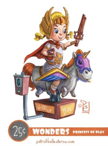 Patrick Ballesteros drollige Popkultur-Figuren auf Fahrautomaten