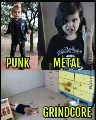 La diferenco inter punko, metalo kaj grindcore