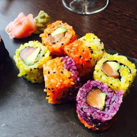 Sushi arcoiris