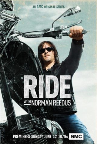 Cartaz da nova série de motocicletas com a estrela de "The Walking Dead", Norman Reedus
