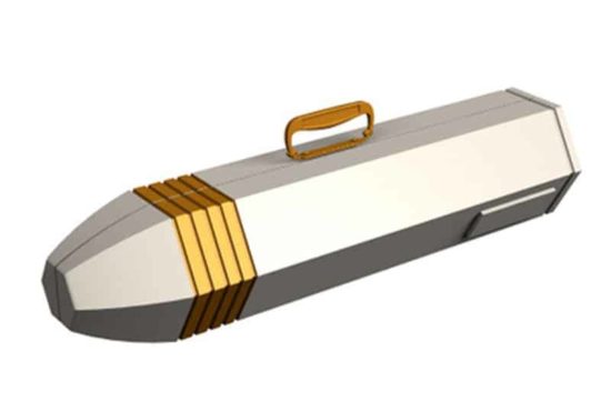 Ein Zelt wie ein "Star Trek"-Shuttle