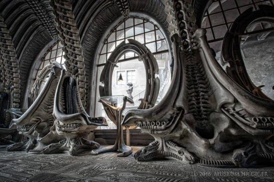 H.R. Giger Bar im H.R. Giger Museum