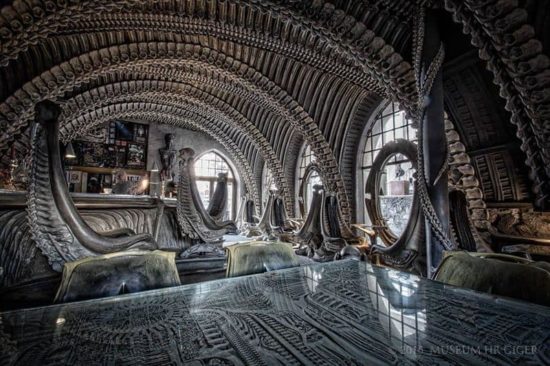 H.R. Giger Bar im H.R. Giger Museum