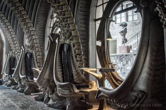 H.R. Giger Bar im H.R. Giger Museum
