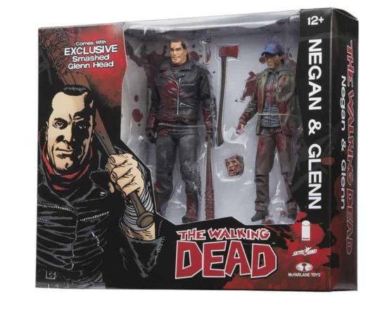 Neue TWD-Action-Figuren: Negan schlägt Glenn den Kopf ein