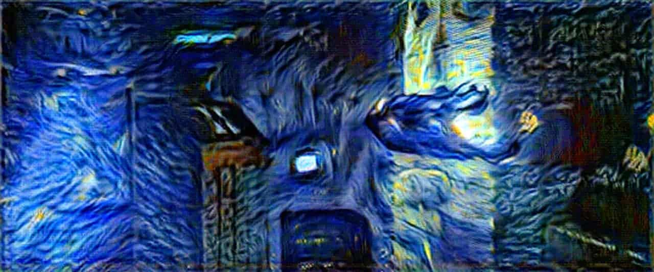 Blade-Runner im van Gogh Style