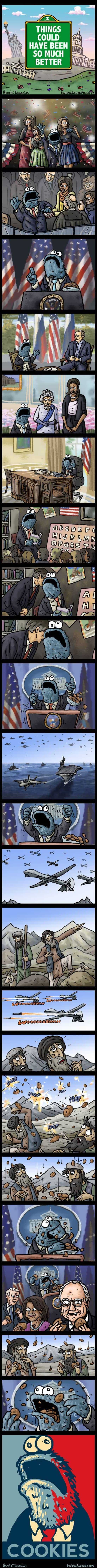 Cookie Monster for President!