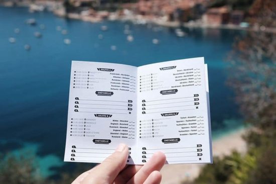 Der EM-Spielplan zum Ausdrucken für die Hosentasche