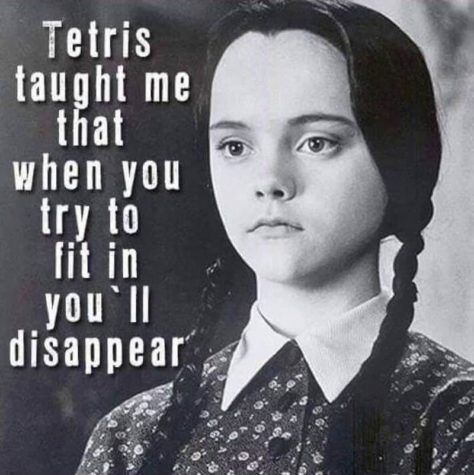 And everybody wants you to to fit in...