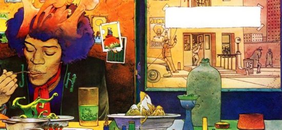 AI-Moebius Dreaming of Jimi Hendrix