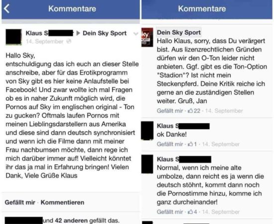 Synchronstimme stört beim Nachbumsen von Pornos