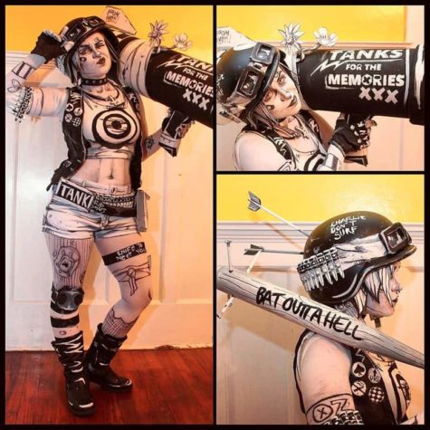 Schwarzweiss Tank Girl Comic Cosplay