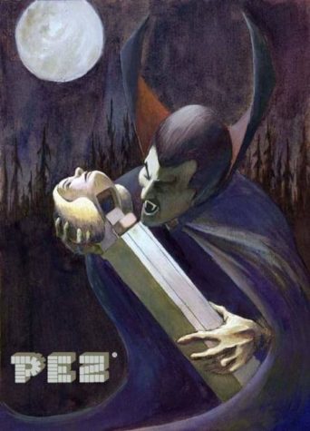 Dracula mangia caramelle PEZ