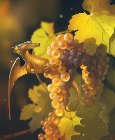 Fruit Dragons af den russiske kunstner Alexandra Khitrova