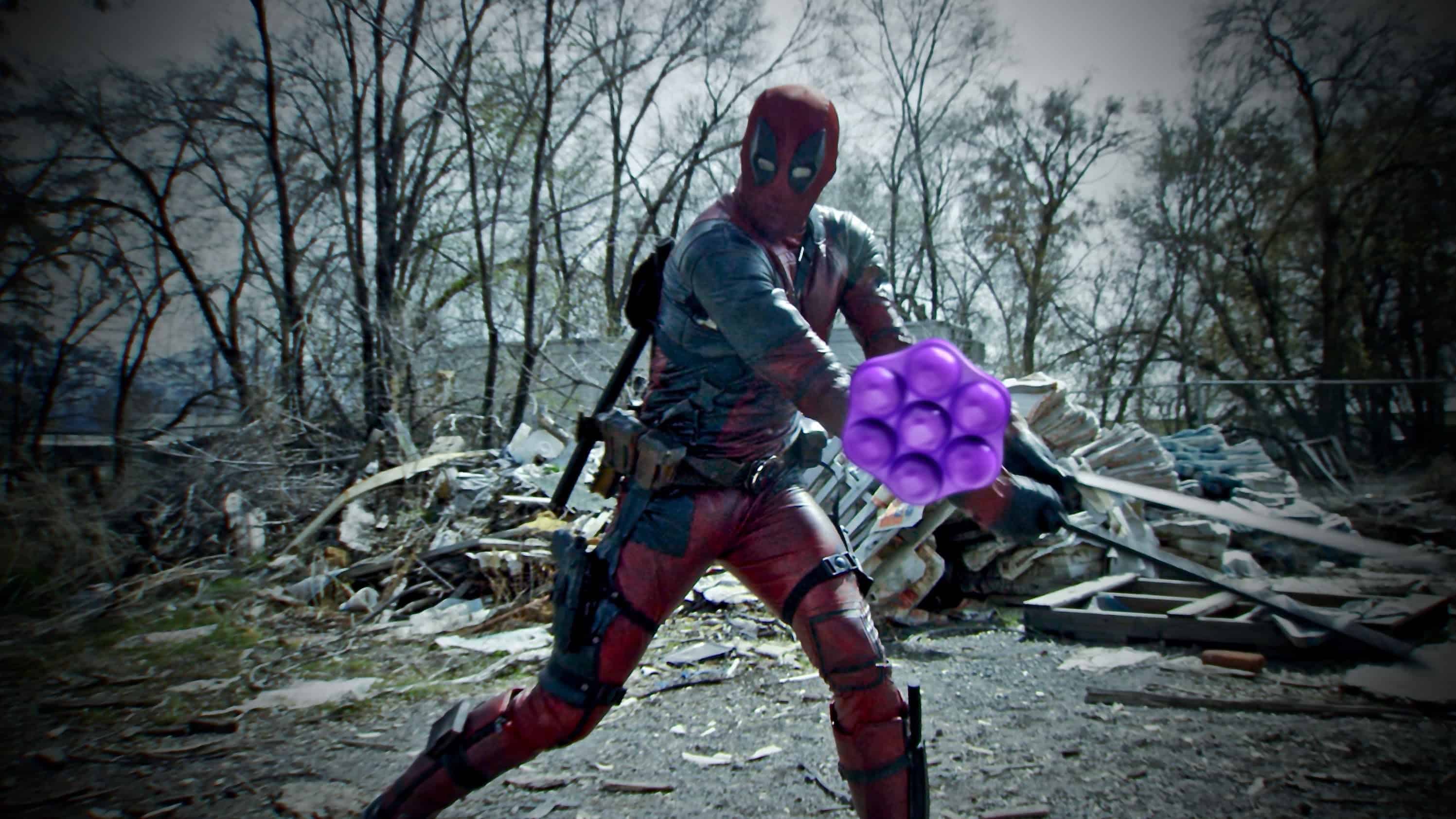 Deadpool vs Candy Crush in Real Life