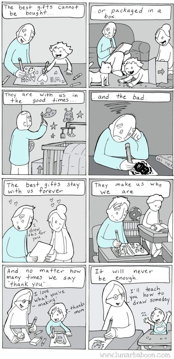 Die besten Geschenke kann man nicht kaufen