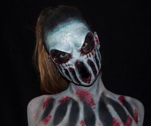 16 Jährige verwandelt sich mit Make-up in Monster