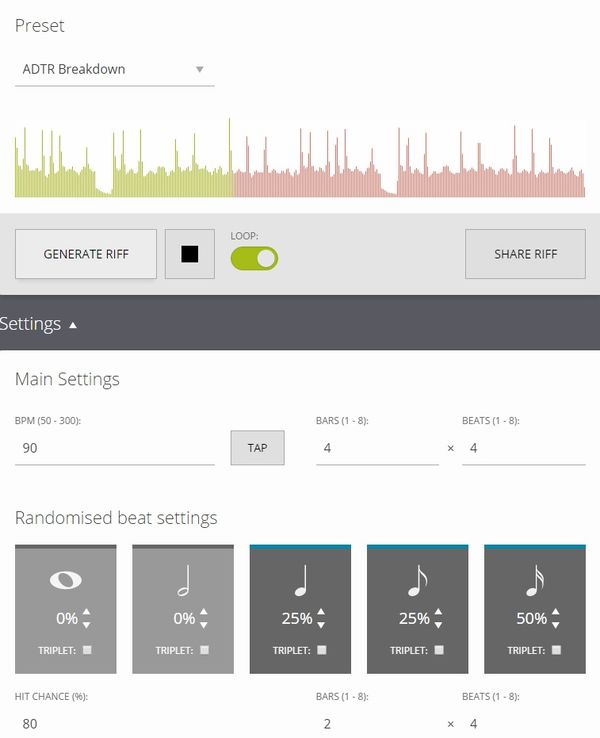 Metal Riff Generator