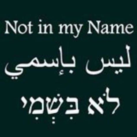 Not in my Name