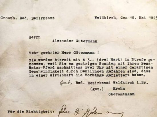 Strafzettel weil die Vorhänge geflattert haben