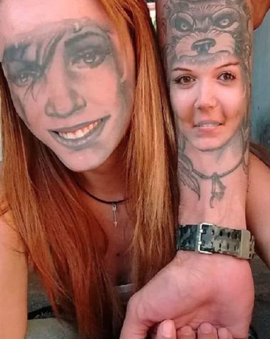 Výmena tváre za tetovanie