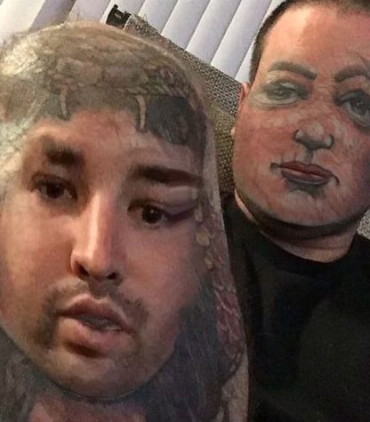Zamiana twarzy tatuażem