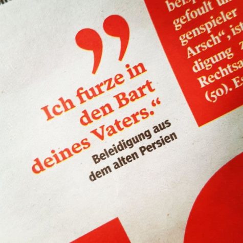 Beleidigung aus dem alten Persien