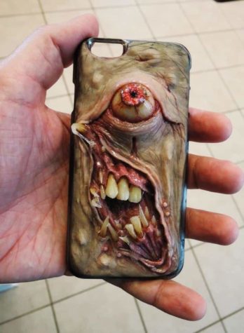 Capas de smartphone assustadoras da Hell by Morgan Loebel