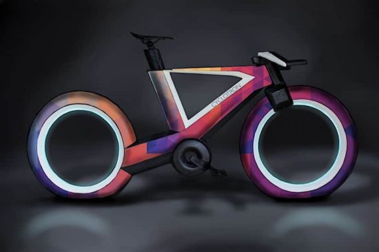Cyclotron: la bicicleta futurista con aspecto Tron