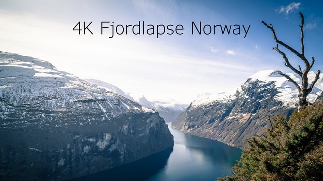 Fjordlapse: Skönheten i norska fjordar i 4K