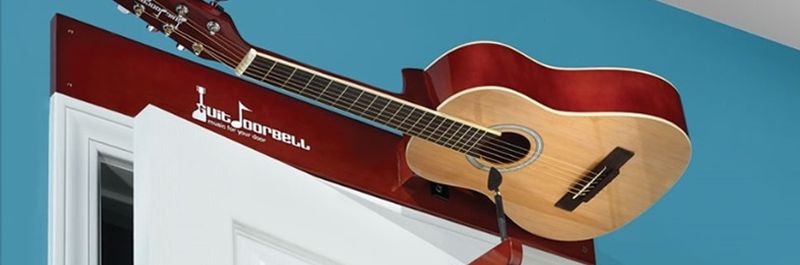 Die Gitarren-Türklingel: So wird jeder Besuch gleich viel harmonischer