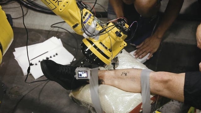 Industrial tattoo robot