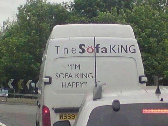 Der Sofa King hat es drauf