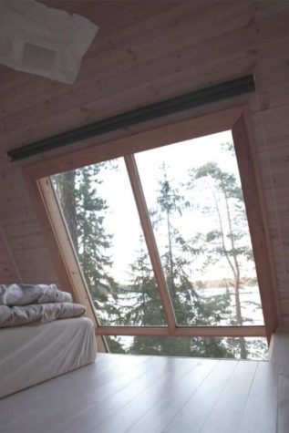 Kleine Wohnung mitten in den finnischen Wäldern