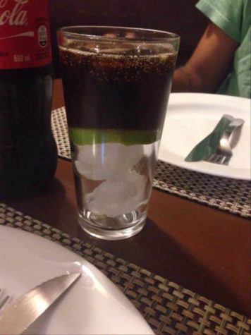 Eine Cola auf Eis