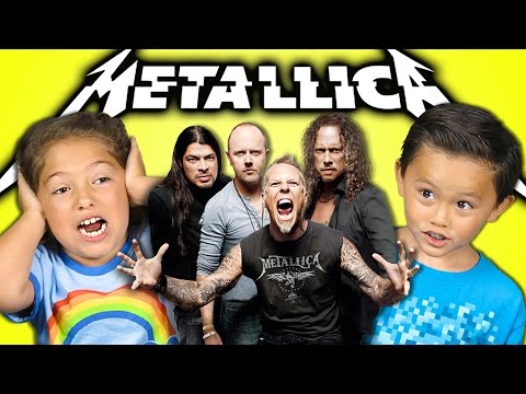 Barns reaktioner när de hör Metallica för första gången