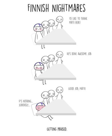 Finnische Albträume, die jeder Introvertiert Mensch kennen wird