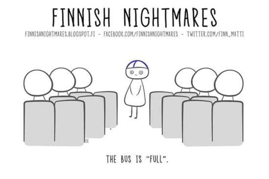 Finska mardrömmar som varje introvert kommer att känna till